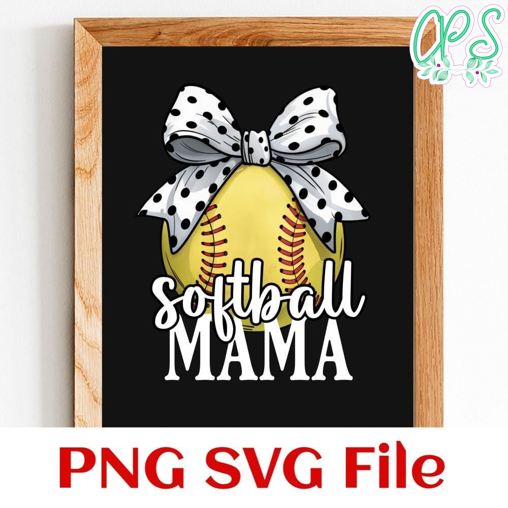 Softball mama 2 Customer Request PNG file template
