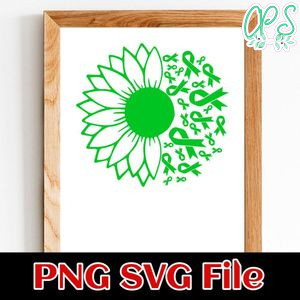Sunflower Lymphoma SVG PNG Customizable Instant Download