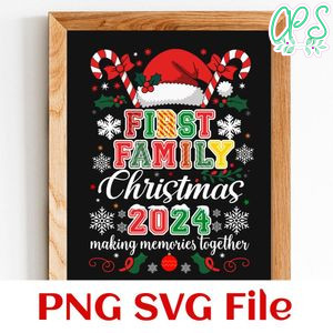 Family Christmas Customer Request PNG file template