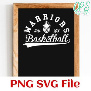 Warriors Basketball Team SVG Customizable