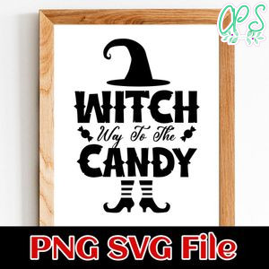 Witch way to the candy SVG PNG design template