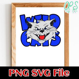 Wild Cat PNG design template