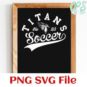 Titans Soccer Team SVG Customizable
