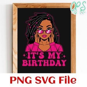 Loc'd Hair Sassy Black Woman Melanin Customer Request PNG file template
