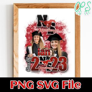 Graduate mustangs PNG design template