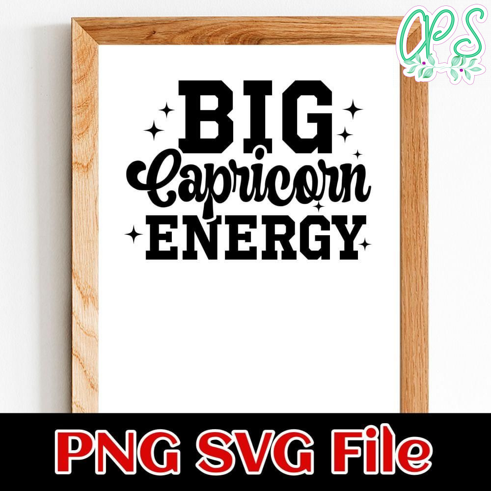 Big capricorn energy Customer Request PNG file template