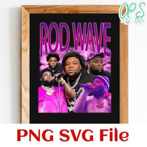 Rod wave 3 Customer Request PNG file template