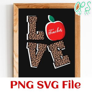 Love teacher christmas Customer Request PNG file template