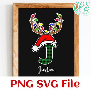Merry Christmas Custom Name PNG SVG file template