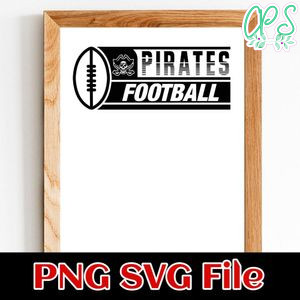 Pirates Football SVG design template