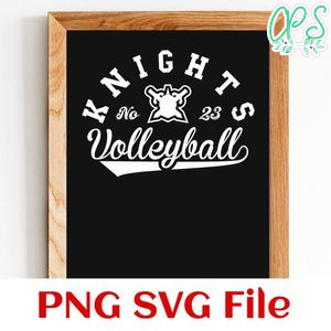 Knights Volleyball Team SVG Customizable