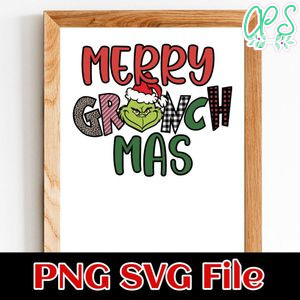 Merry grinch mas PNG SVG file template