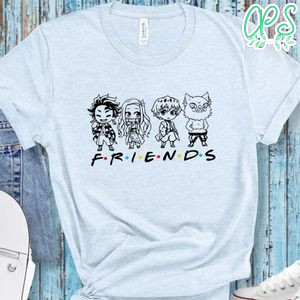 Demon Slayer Friends PNG file template