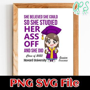She did PNG design template