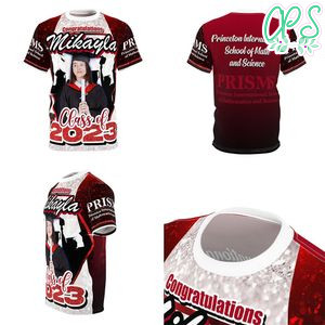 Princeton International School of Math and Science Congratulation Graduation All Over Print Unisex Shirt