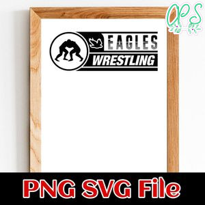 Eagles Wrestling SVG design template