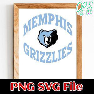 Memphis grizzlies PNG SVG file template