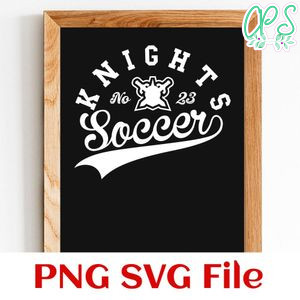 Knights Soccer Team SVG Customizable
