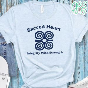 Sacred Heart Integrity With Strength PNG file template