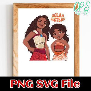 Moana Ocean Sisters Customer Request PNG file template