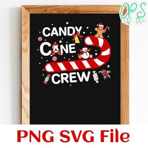 Candy cane crew Customer Request PNG file template