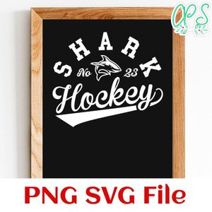 Sharks Hockey Team SVG Customizable