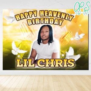 Birthday Backdrop Customer Request Customizable Instant Download