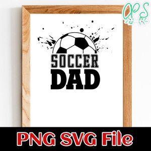 Soccer dad PNG SVG design template