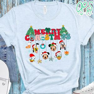 Merry Christmas Mickey Mouse Ornaments PNG file template