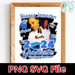 Graduate 2025 West Brook High School Customer Request PNG file template