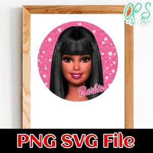 African Barbie PNG file template