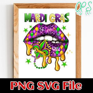 Mardi Gras PNG file template