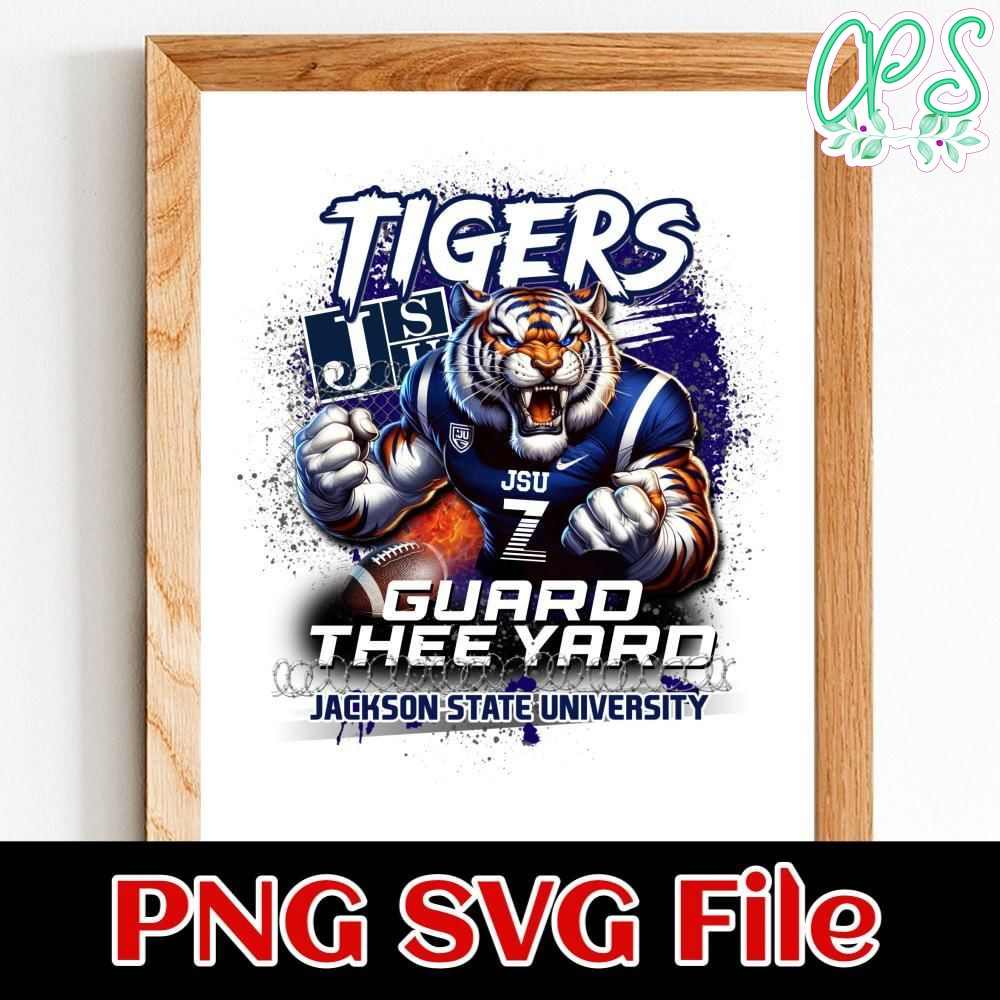 JSU Tigers 3 Customer Request PNG file template