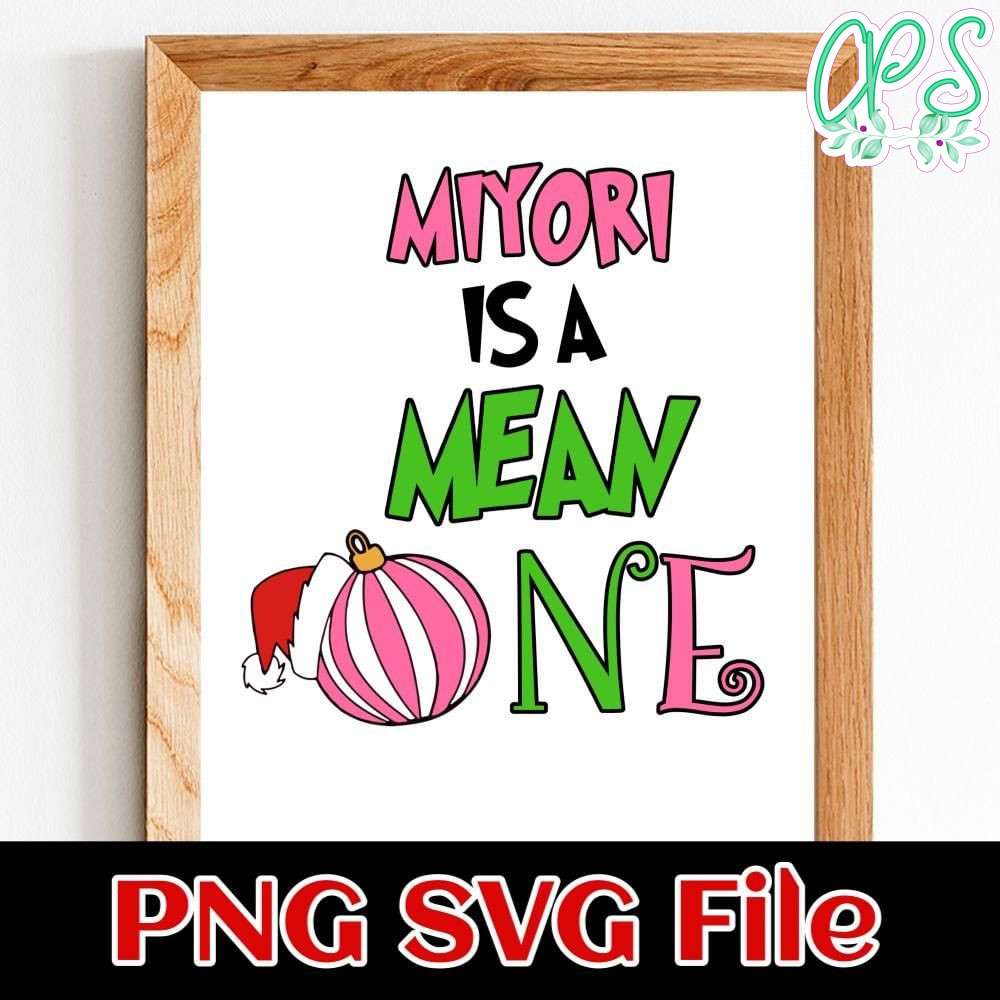 Miyori is a mean one Customer Request PNG file template