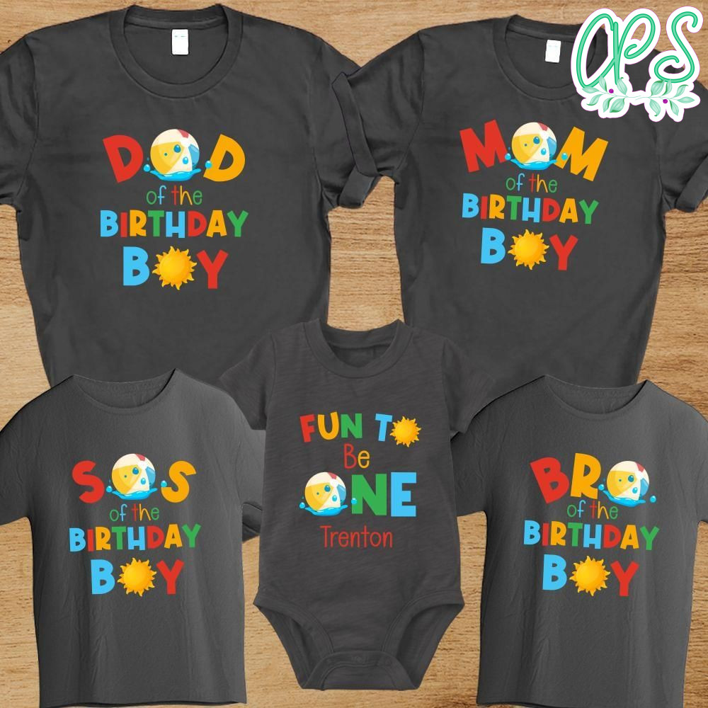 Beach Family Birthday Customer Request PNG file template