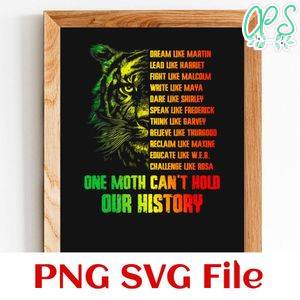Black History Customer Request PNG file template